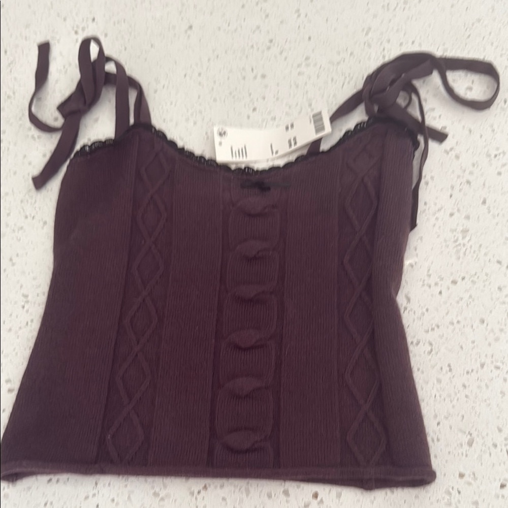 Women's Purple Knit Top